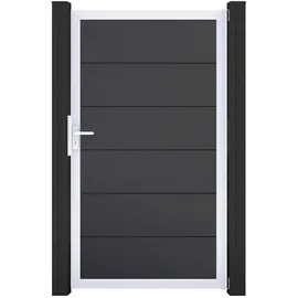 GROJA Gartentor 100 x 180 cm Anthrazit