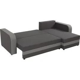 Mirjan24 Ecksofa Hewlet Bis, Sofa mit Bettkasten und Schlaffunktion, L-Form, Stilvoll Eckcouch vom Hersteller (Farbe: Manila 35) - Grün