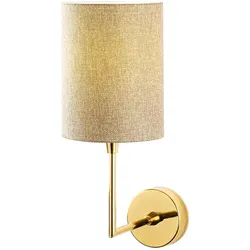 Wandleuchte in Goldfarbe 12x21x32cm WellHome Baikal