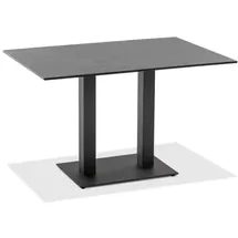 Niehoff Bistro Tisch Gartentisch 120 x 81 x 74 cm Anthrazit/Grau
