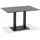 Niehoff Bistro Tisch Gartentisch 120 x 81 x 74 cm Anthrazit/Grau