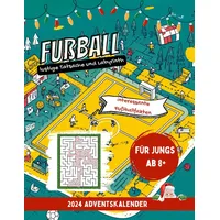 Fußball Lustige Tatsache und Labyrinth Adventskalender: 24 Tage voller Fußballspaß – Entdecke Lustige Fakten und Knifflige Labyrinthe für die Adventszeit!