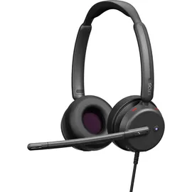 epos Impact 400 MS UC ANC Usb-C+A – On-Ear-Headset mit Kabel, Hybrid-ANC und USB-C/USB-A – Für Microsoft Teams Zertifiziert