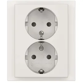Busch-Jaeger Doppelsteckdose Studioweiß