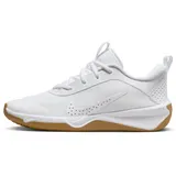 Nike Kinder Omni Multi-Court Hallenschuh für ältere - White/White-Pure Platinum-Lt.