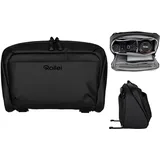 Rollei Fotoliner Ocean Slingbag S Kameratasche Fototasche Schultertasche klein Kamera Tasche Wasserdicht Bauchtasche für DSLR SLR Kamera Schwarz Kameratasche-Fototasche-Schultertasche-Kamera-Tasche
