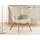 S-Style Lounge-Sessel Lenari Cordstoff 71 x 96 x 86 cm Beige