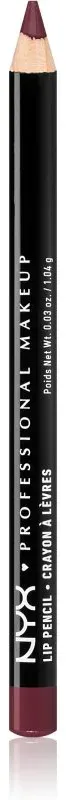 NYX Professional Makeup Slim Lip Pencil Präziser Konturenstift für die Lippen Farbton Plum 1 g