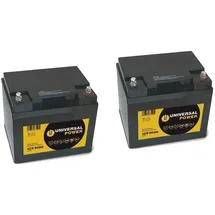 Universal Power Ersatzakku für Bischoff & Bischoff Terra Rollstuhl 24V 2 x 12V 50Ah
