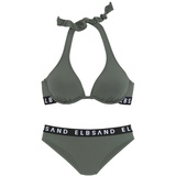 ELBSAND Bügel-Bikini, Damen oliv, Gr.38 Cup E,