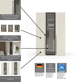 Rauch Drehtürenschrank SKAT SHINE 151 x 223 x 63 cm Beige
