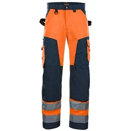 Blåkläder Blaklader 15661811 Hochwertige Arbeitshose Ohne Nageltaschen, orange/marineblau, grootte C52