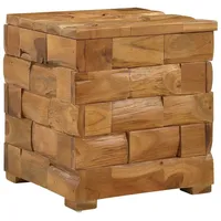 vidaXL Aufbewahrungshocker Massivholz 40 x 40 x 45 cm Braun