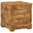 vidaXL Aufbewahrungshocker Massivholz 40 x 40 x 45 cm Braun