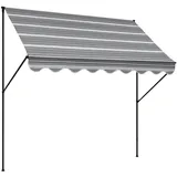 Klemmmarkise Exklusiv mit Handkurbel, Terrasse/Balkon, einfache Montage ohne ...