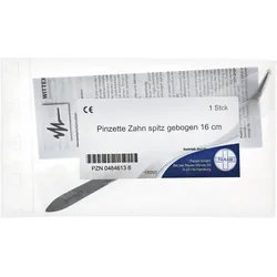 Pinzette Zahn Gebogen 1 St