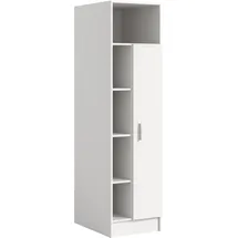 xonox.home – Universalschrank Free 50x195x68 cm in weiß Nachbildung – Vielseitiger Hochschrank für Bad oder Hauswirtschaftsraum – Moderner Schrank mit viel Stauraum – zur Aufbewahrung & Organisation