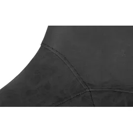 Möbel Kraft Barhocker Textil 49 x 99,5 x 55 cm Schwarz