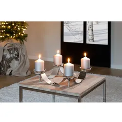 Gallery Weihnachtskranz 4- flammig - geschwungene Form
