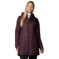 Columbia Steppmantel HEAVENLY LONG HOODED JACKET (1-tlg) rot S