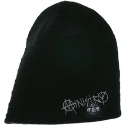 Ministry Unisex Metal-Band Beanie Baumwoll-Mütze im klassischen Schnitt KC101763MIN Schwarz - One-Size