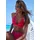 ELBSAND Triangel-Bikini Damen Rot 36 Cup C/D