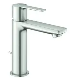 Grohe Lineare S-Size Waschtischarmatur 32114DC1 supersteel, mit Ablaufgarnitur
