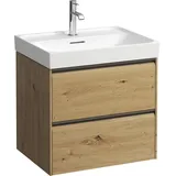 Laufen MEDA Waschtischunterbau, 2 Schubladen, wildeiche