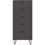 58 aufm Kessel Kommode Erna 51 x 123 x 45 cm Anthrazit