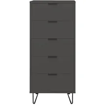 58 aufm Kessel Kommode Erna 51 x 123 x 45 cm Anthrazit