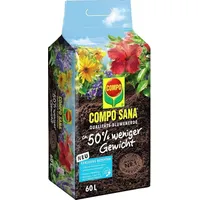 Compo Sana Qualitäts-Blumenerde 50% weniger Gewicht 60 l