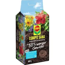 Compo Sana Qualitäts-Blumenerde 50% weniger Gewicht 60 l