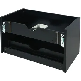 Mendler Waschbeckenunterschrank 50 x 80 cm Schwarz
