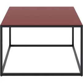 Set One by Musterring Reno Rot/Schwarz Glas 80 x 50 x 80 cm