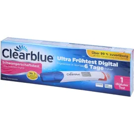 WICK Clearblue Schwangerschaftstest Ultra Frühtest digital