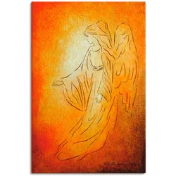 Artland Wandbild »Engel der Heilung - Engelkunst«, Religion, (1 St.), als Alubild, Outdoorbild, Leinwandbild, Poster, Wandaufkleber Artland Farbe Bild(er): orange