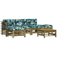 vidaXL 6-tlg Garten-Lounge-Set mit Kissen Imprägniertes Kiefernholz Modell 29