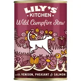 Lily's Kitchen Natürliches Nassfutter für ausgewachsene Hunde, Dose, Lagerfeuer-Eintopf getreidefreies Rezept (6 x 400g dosen)