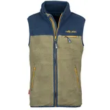 TROLLKIDS Hemsedal Weste Moss/Blau 164