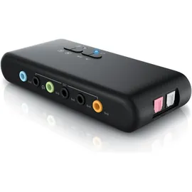 CSL USB Soundkarte für bis zu 8 Lautsprecher, Dynamic 3D Surround, Treiber