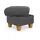 Home Affaire Polsterhocker Lindgren 61 x 46 x 61 cm Braun