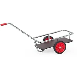 Handwagen 6091V mit Holzboden - Vollgummiräder