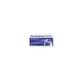 Hexal Naratriptan HEXAL bei Migräne 2,5 mg Filmtabletten
