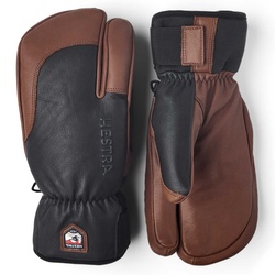 Hestra Topo 3-finger Handschuhe braun - 9