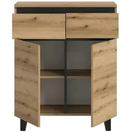 xonox Tomasa 80 x 99 x 36 cm Braun / Schwarz