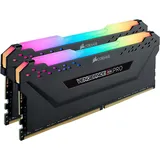 Corsair Vengeance RGB PRO schwarz DIMM Kit 64GB, DDR4-3600, CL18-22-22-42 (CMW64GX4M2D3600C18)