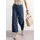 STREET ONE High Waist Wide Leg Jeans im Loose Fit Dark Blue Washed 28 - 28W / 26L