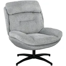 Homcom Sessel Drehbar Loungesessel mit Breiter Sitzfläche, Integrierter Armlehne, Gepolstert Relaxsessel