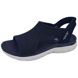 SKECHERS Damen Summits Sandal Sweetly Evolved, Navy Knit, 40 EU - Blau -