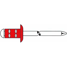 GESIPA Blindniettechnik GmbH Blindniete PolyGrip 3,2 x 11 mm Reinweiß
